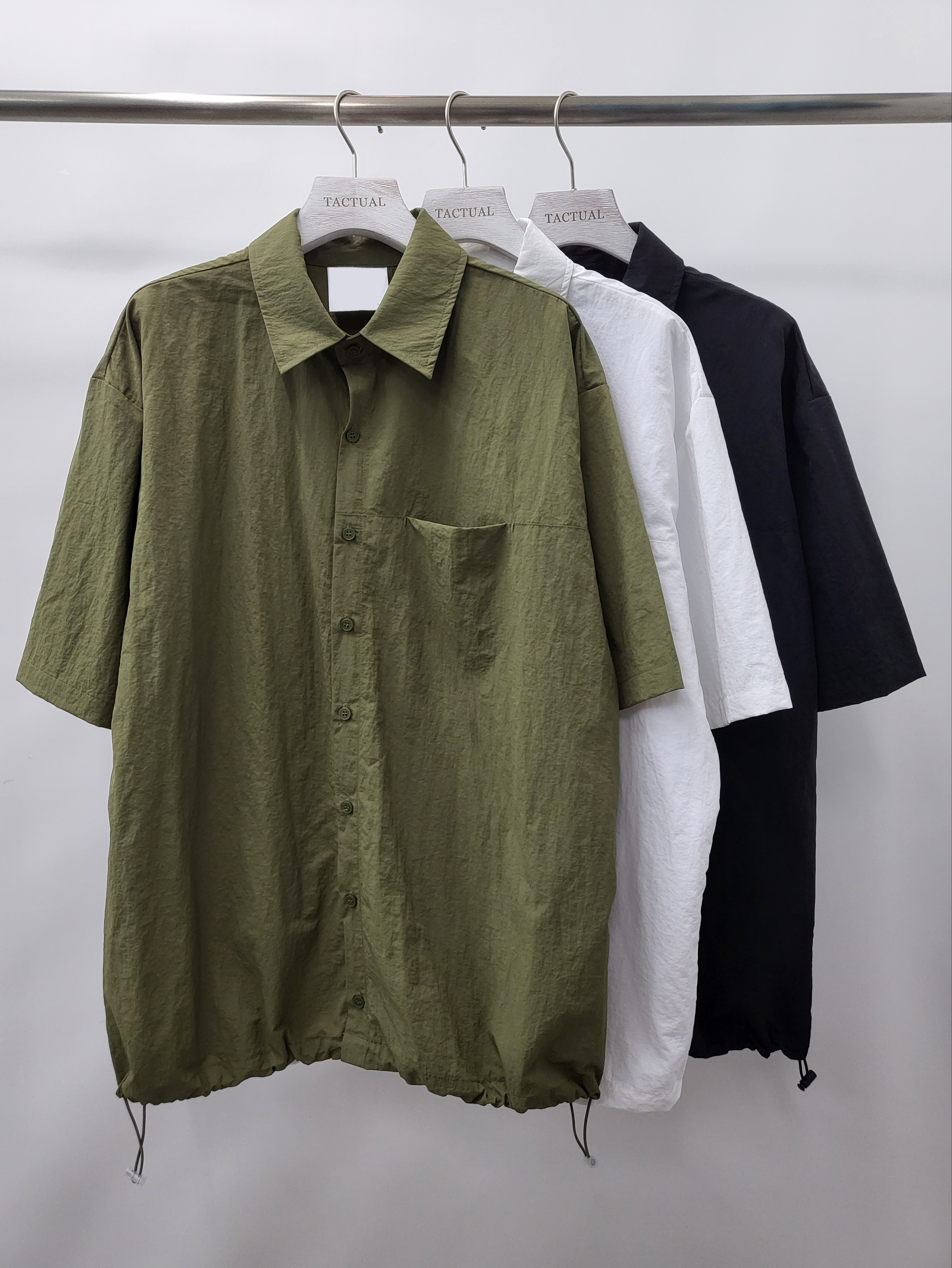 淨色可束腳短袖恤衫 S2086