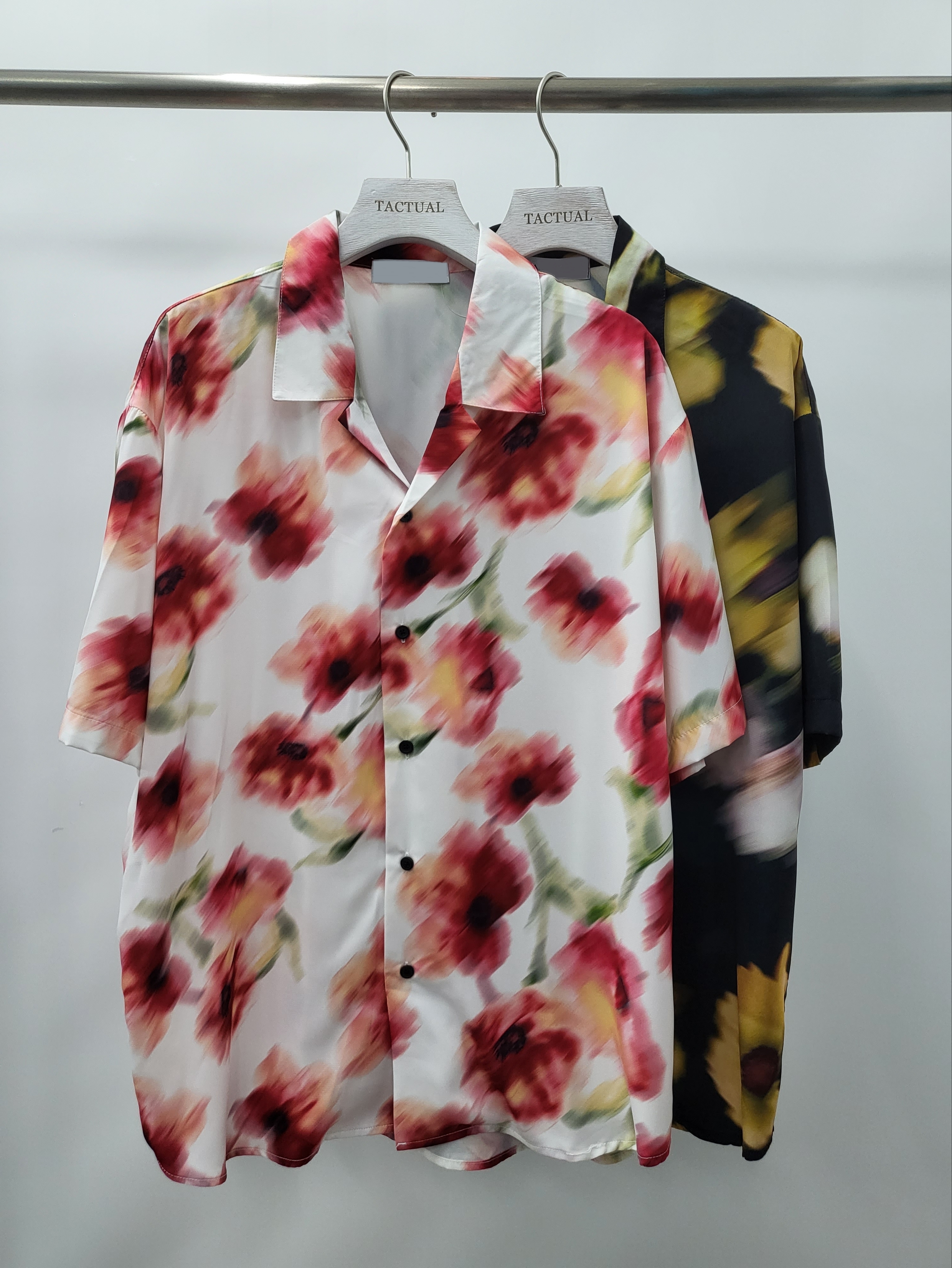 Out Fo花花短袖恤衫 S2079