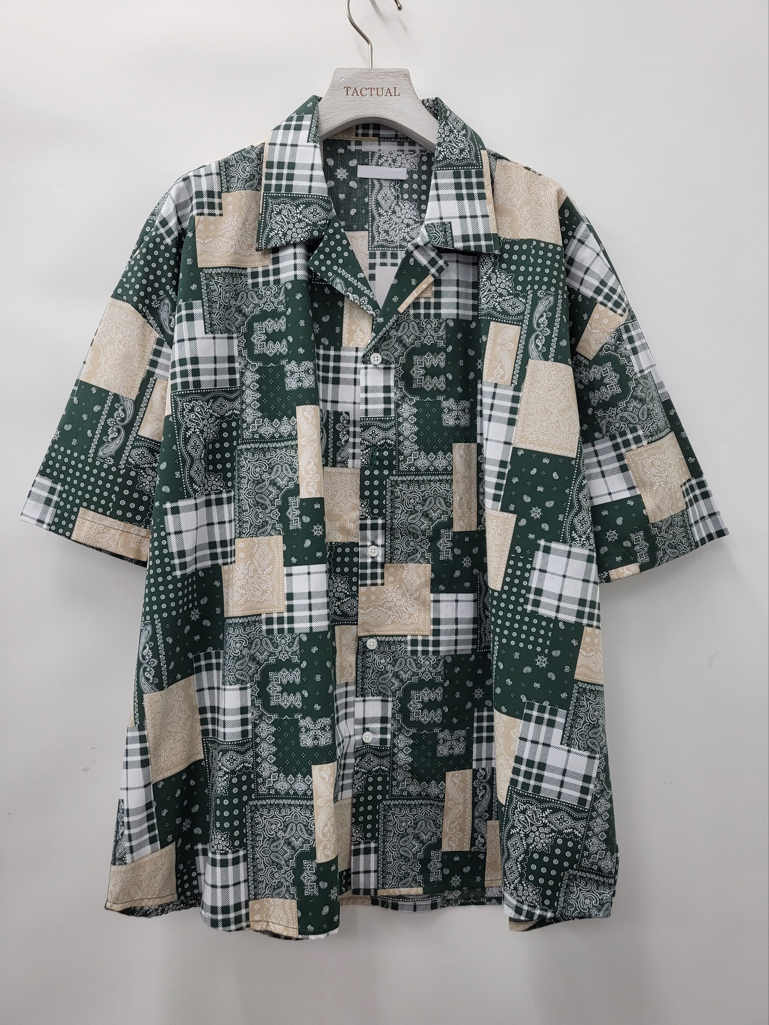 拼格短袖恤衫 S2081