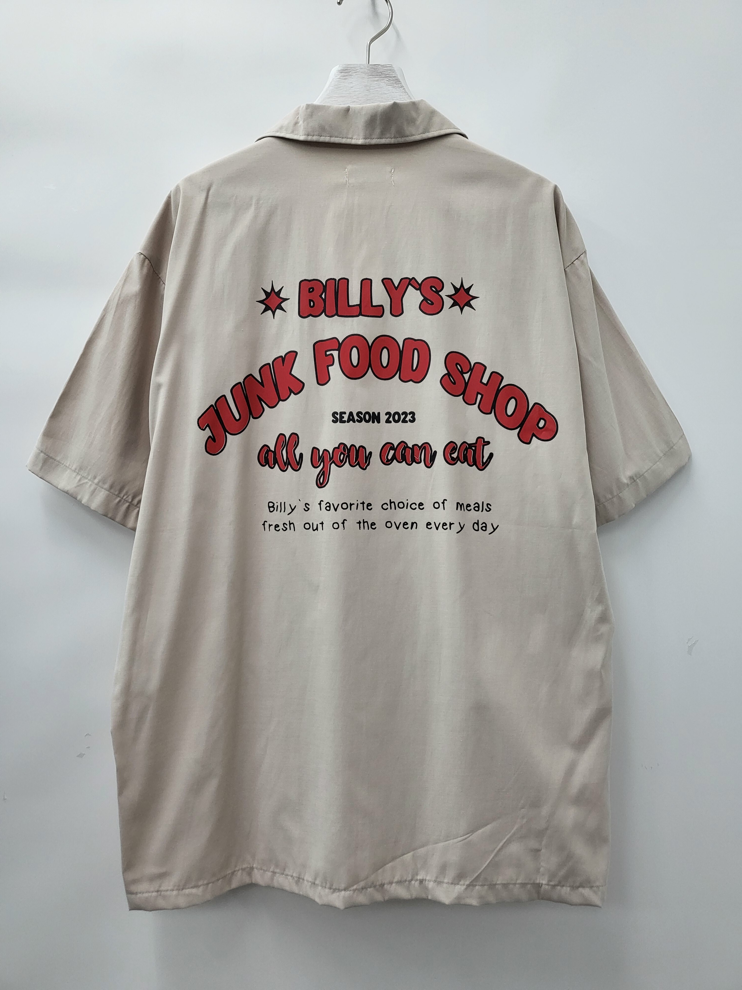 英文字短袖恤衫 S2083