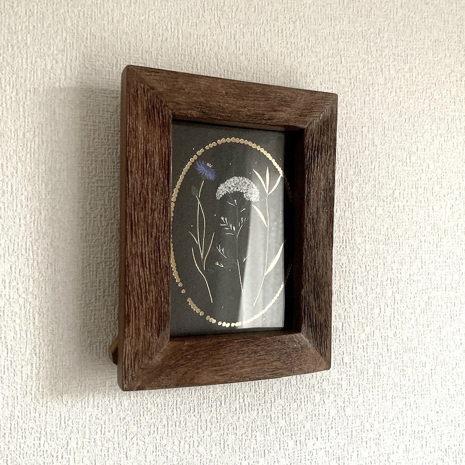 西淑 夜之夢（金箔 ）箔押明信片｜日本表現社