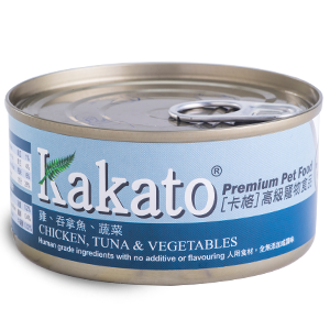 Kakato 卡格 -  雞+吞拿魚+蔬菜 Chicken & Tuna with Vegetable 170g