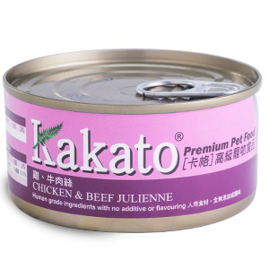 Kakato 卡格 - 雞+牛肉絲 Chicken + Beef Julienne 170g