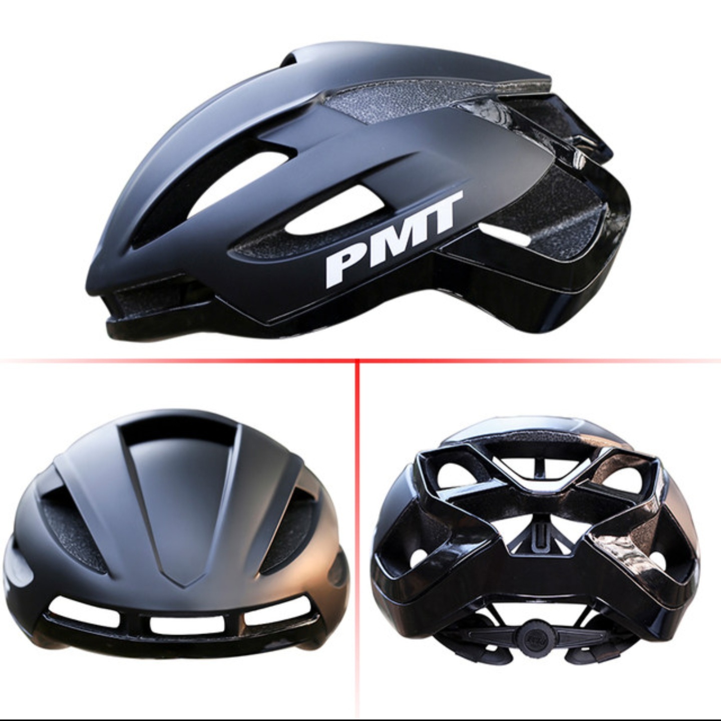 PMT K-02 騎行頭盔（亮藍白/啞白/亮白紅/啞光黑）