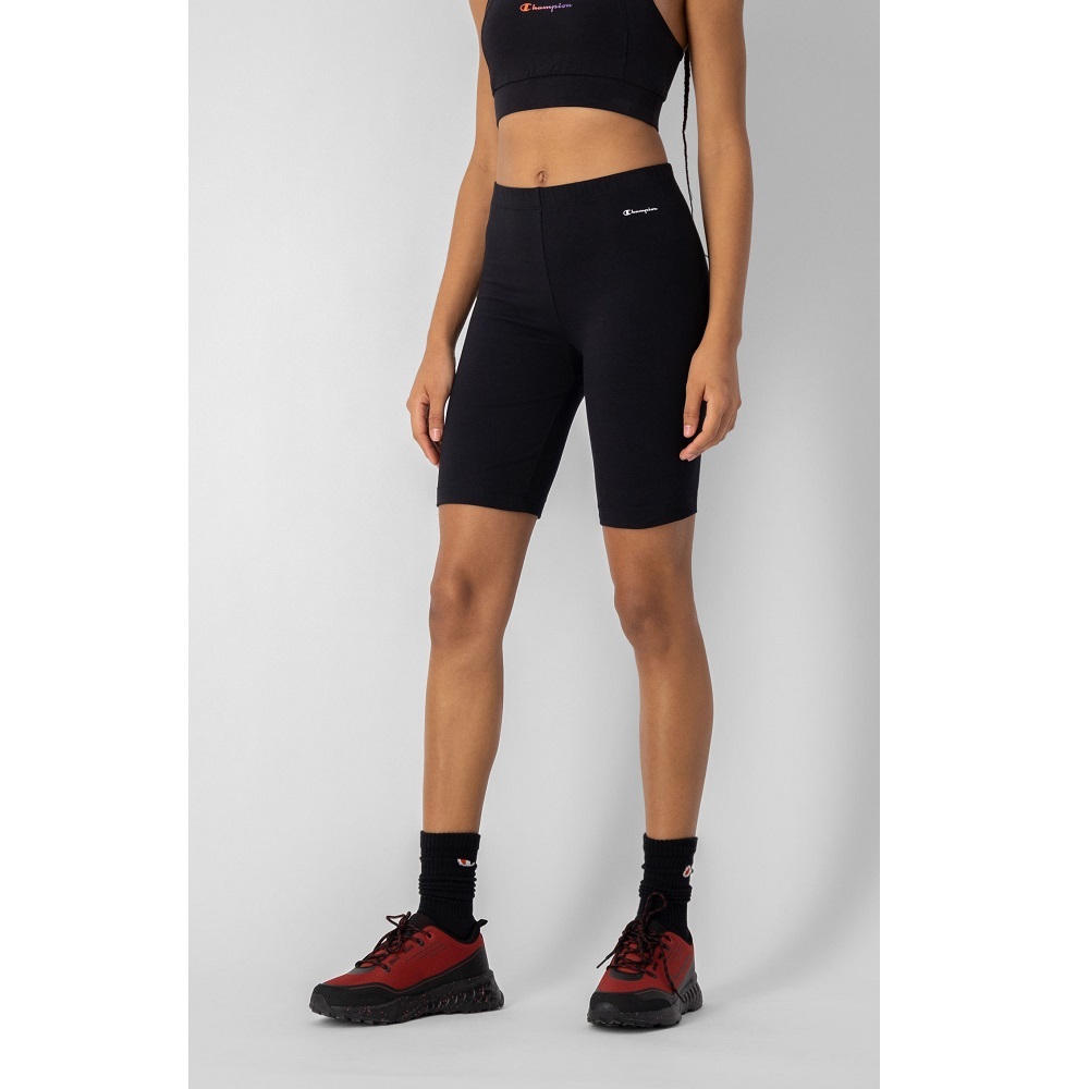 女款-ATHLETI 運動單車褲-黑色（115019-KK001）