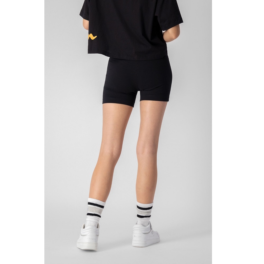 女款-ATHLETIC系列-女款修身運動短褲-黑色（115020-KK001）