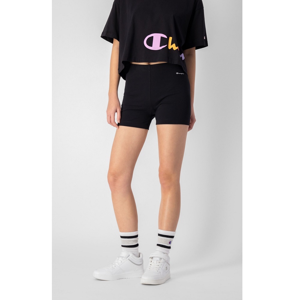 女款-ATHLETIC系列-女款修身運動短褲-黑色（115020-KK001）