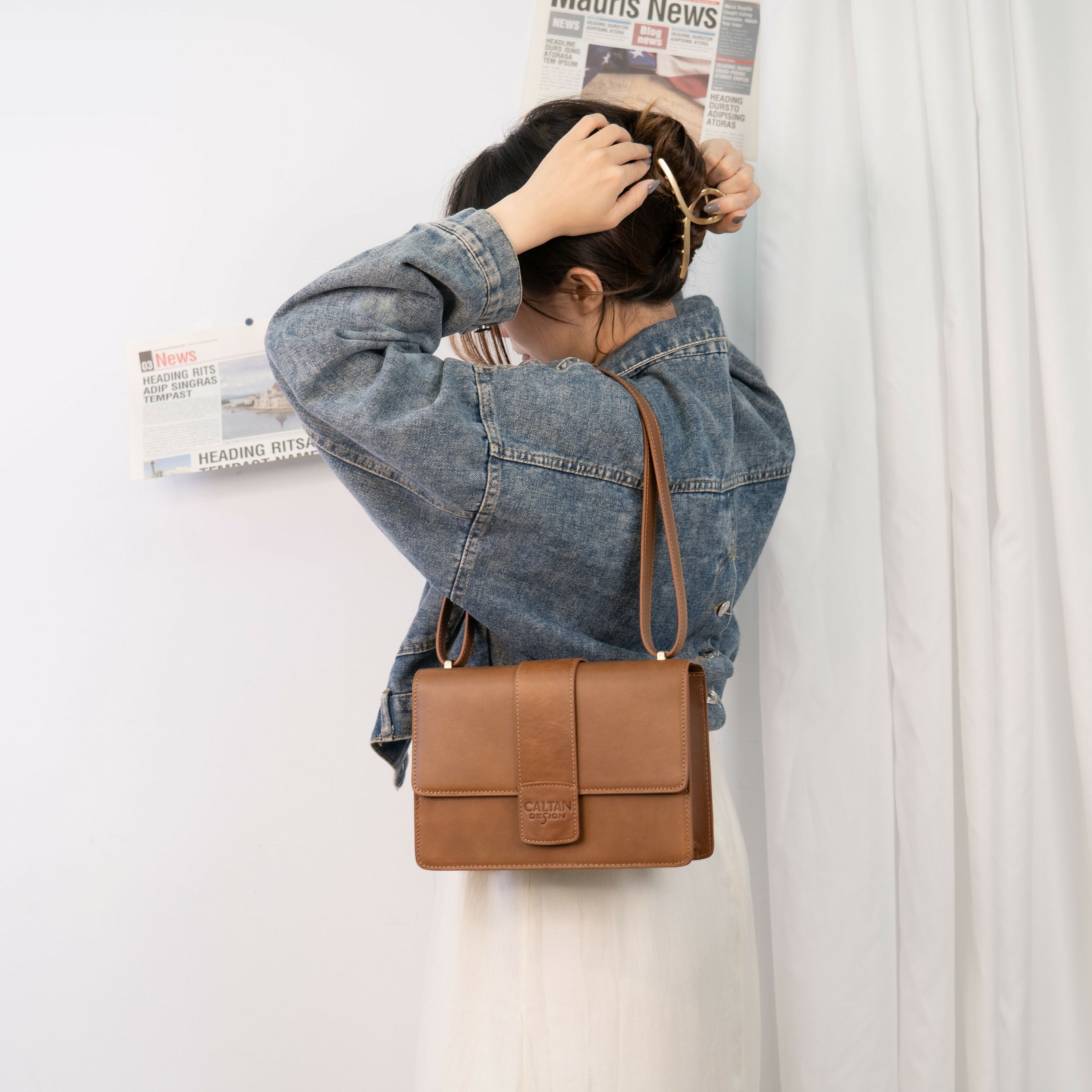 真皮方型兩用包-ht(234022ht)