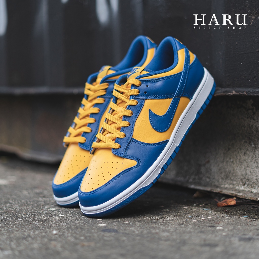 NIKE DUNK LOW RETRO UCLA 勇士隊配色 藍黃 小OW 復古休閒鞋 DD1391-402