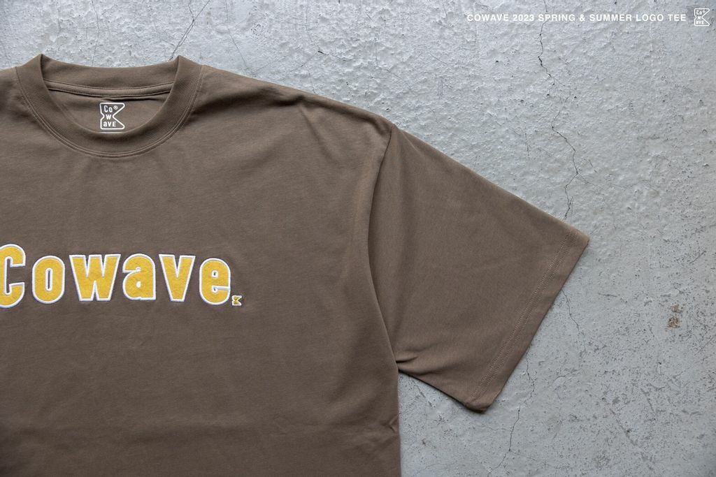Cowave 2023 Spring & Summer LOGO tee - brown