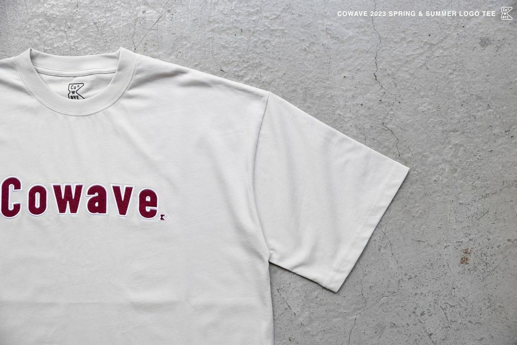 Cowave 2023 Spring & Summer LOGO tee - beige
