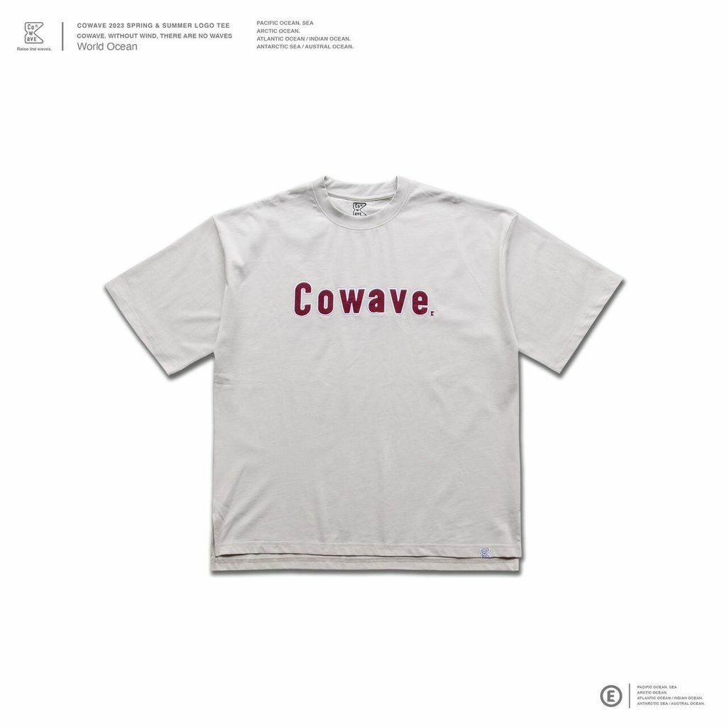 Cowave 2023 Spring & Summer LOGO tee - beige