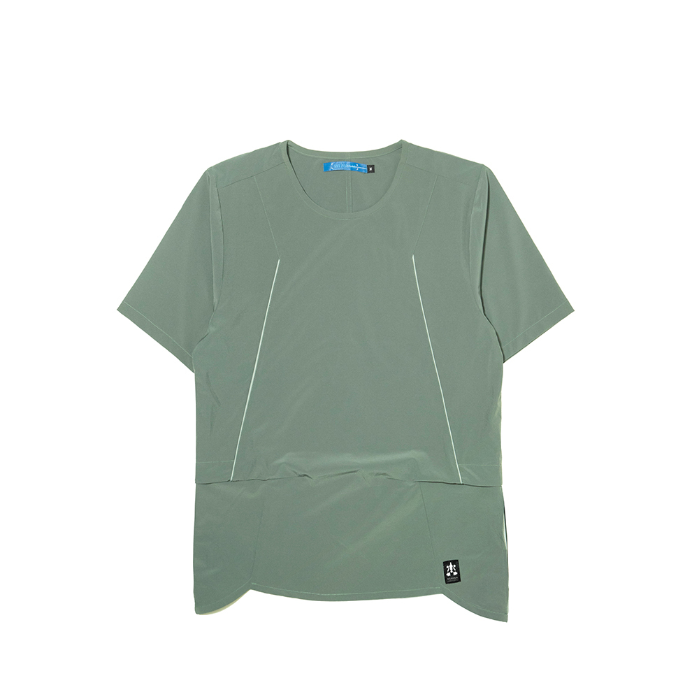 蟲形彈性上衣- 綠