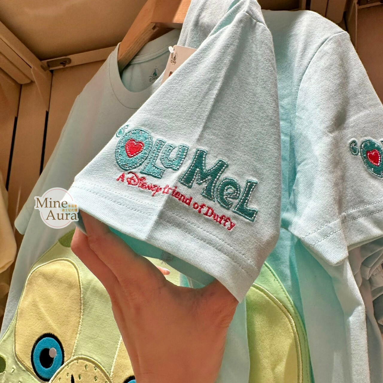 奧樂米拉 海龜 OluMel 大頭圖案 造型 兒童 短T 上衣 -香港迪士尼樂園