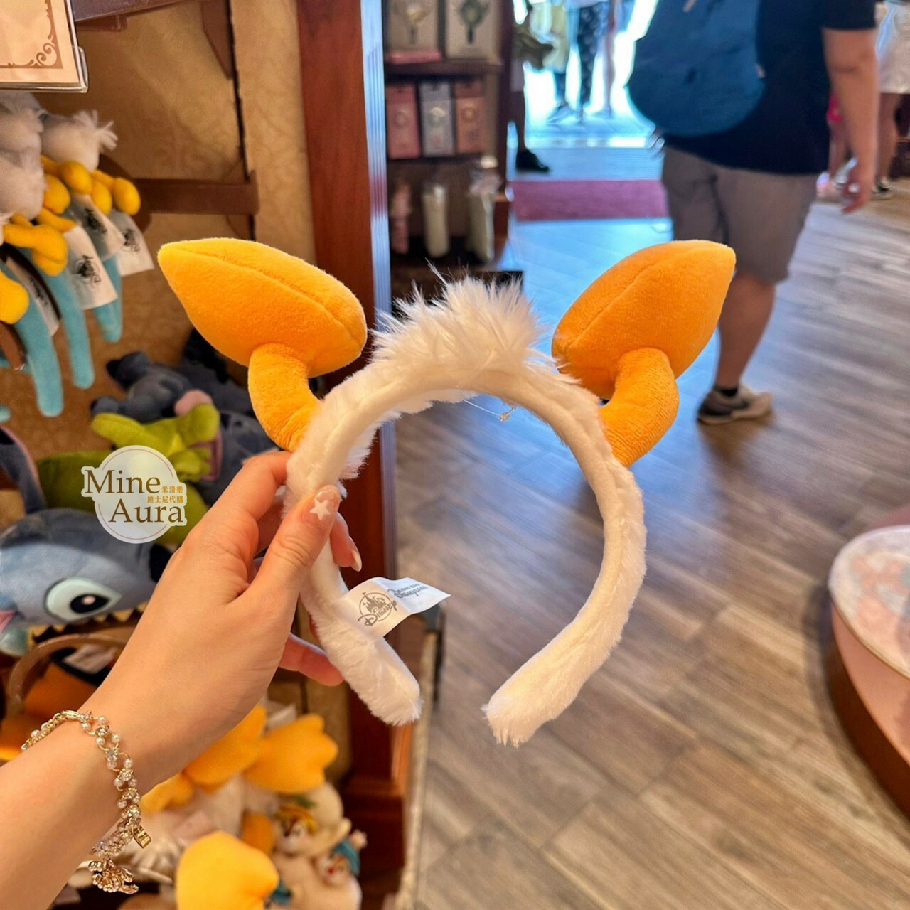 唐老鴨 Donald 腳丫造型 髮圈 髮箍 -香港迪士尼樂園