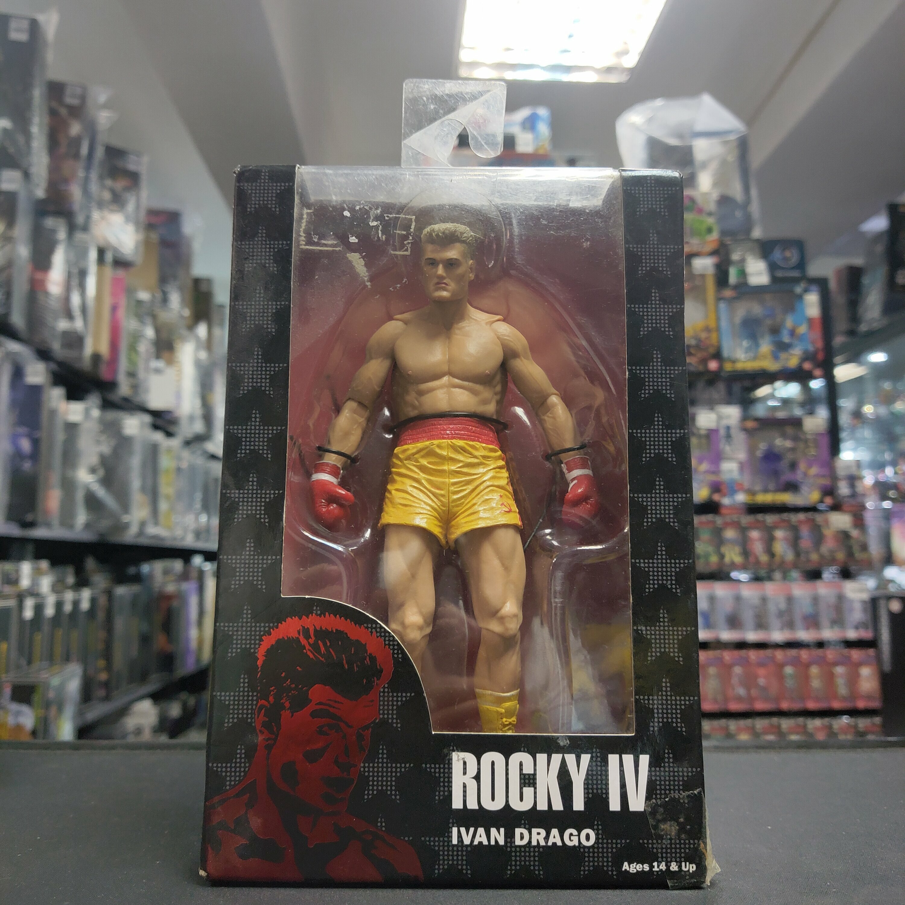 寄賣 其它 2017 NECA ROCKY IV 40TH ANNIVERSARY SERIES 2 IVAN DRAGO YELLOW TRUNKS NEW