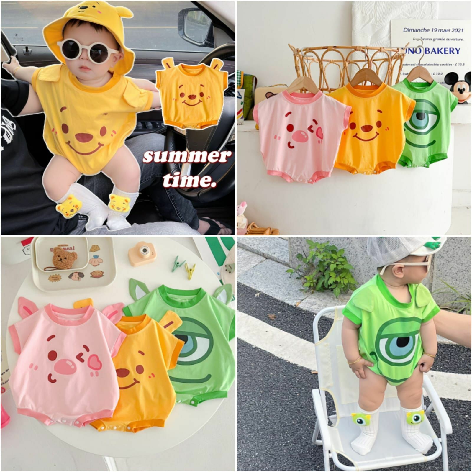 🔶夏日新款立體耳連身衣😊-2300549