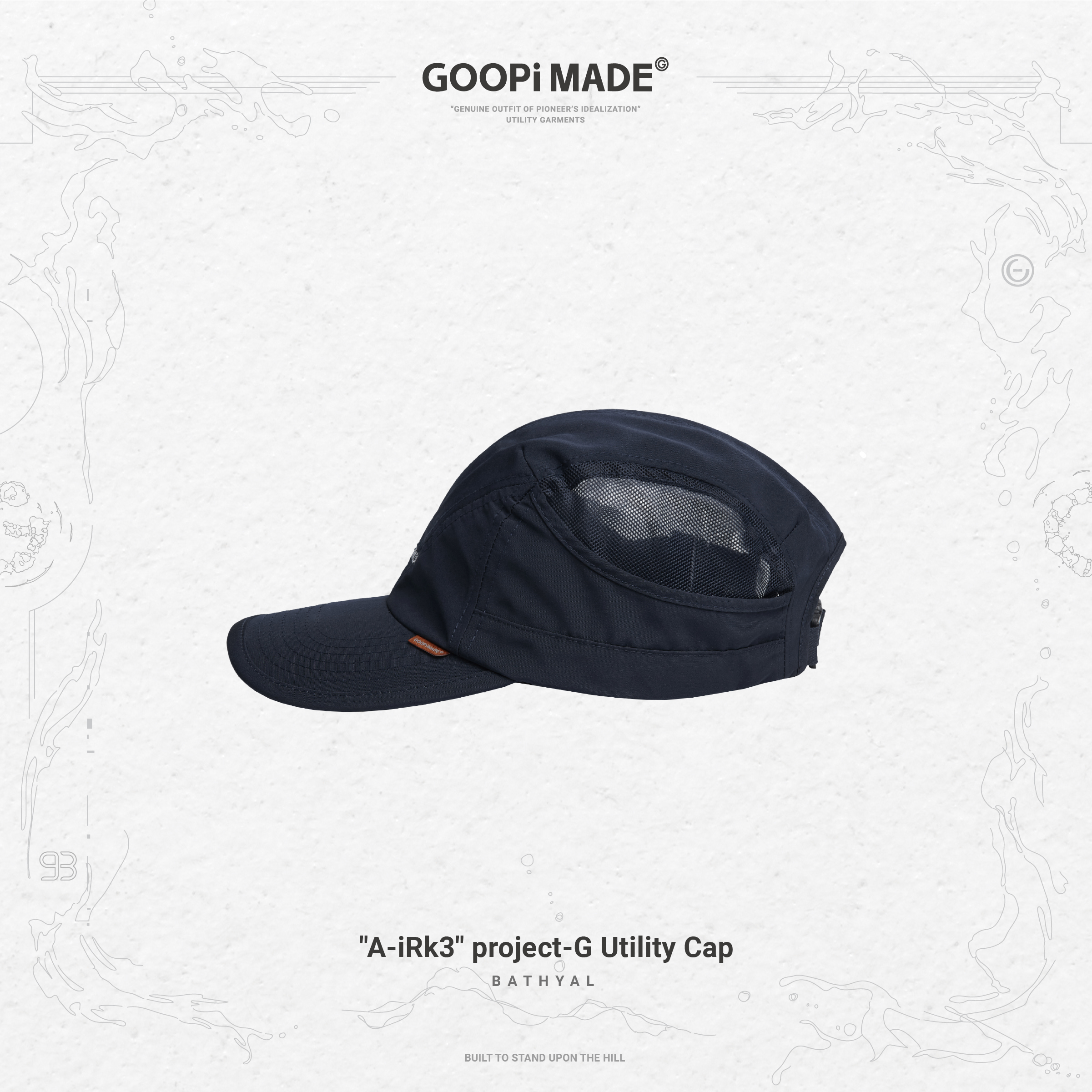 A-iRk3” project-G Utility Cap - Bathyal