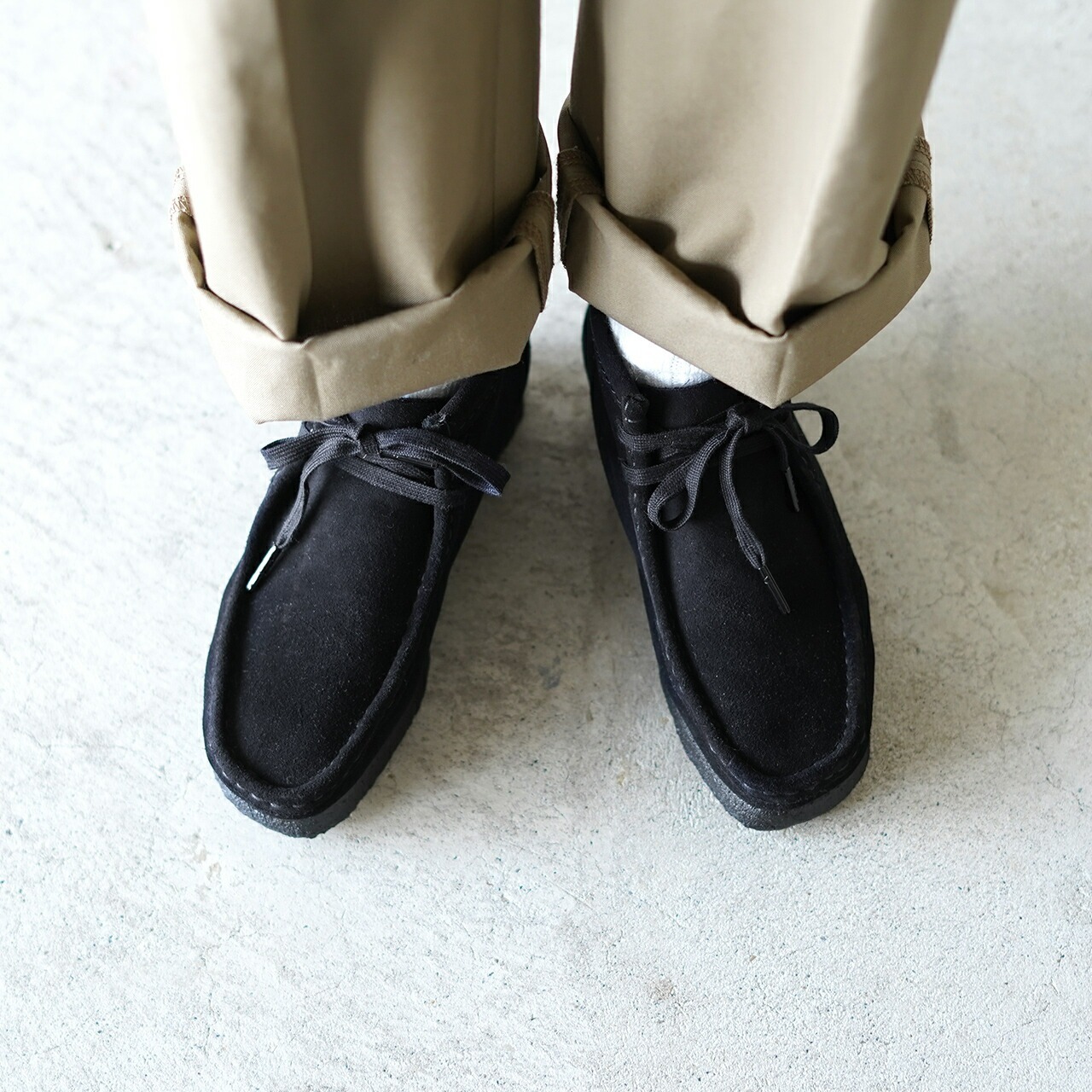 Clarks Wallabee Boot Black Suede 黑色