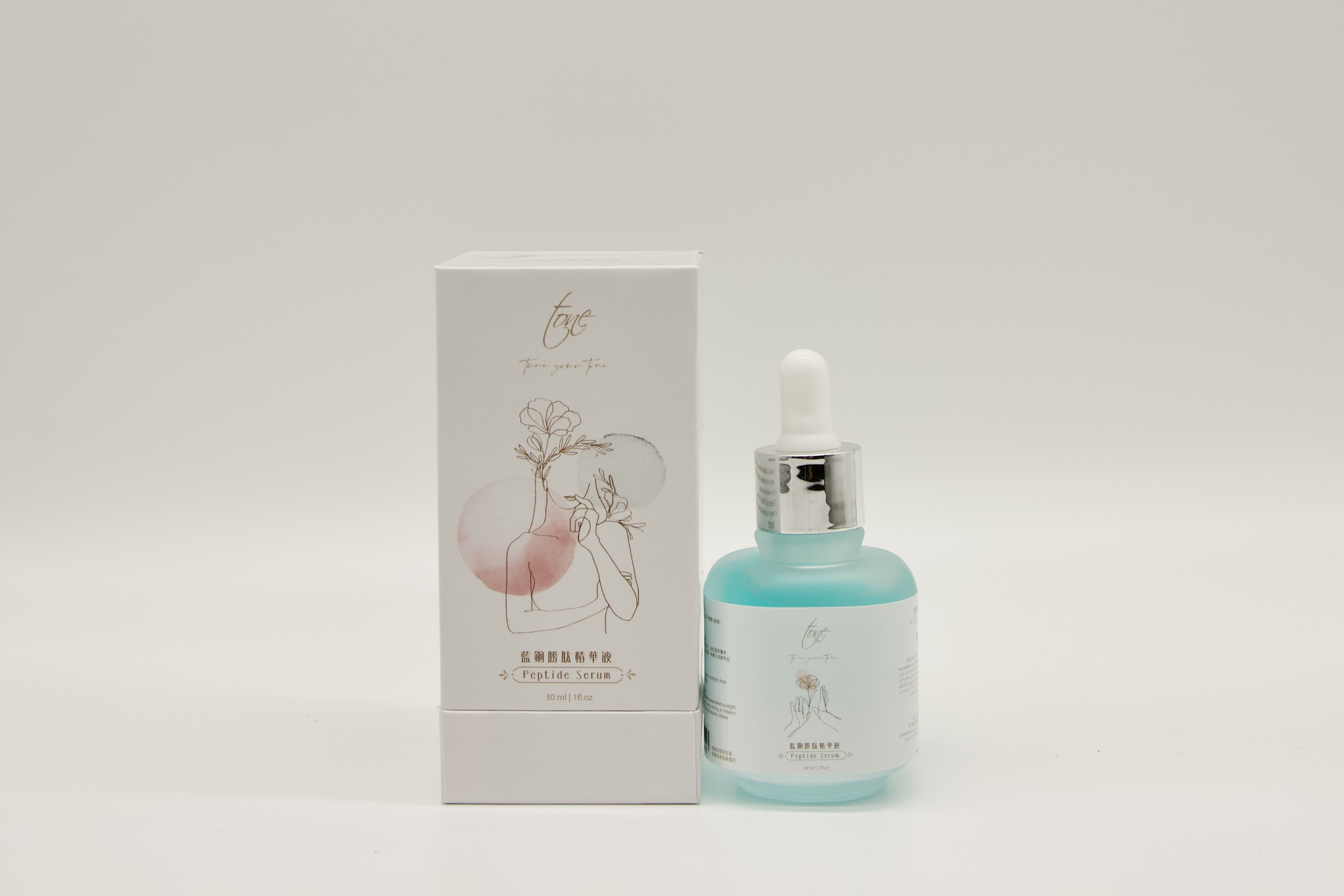 香港製造・護膚品牌TONE HK 藍銅勝鈦精華液 Peptide Serum 30ml