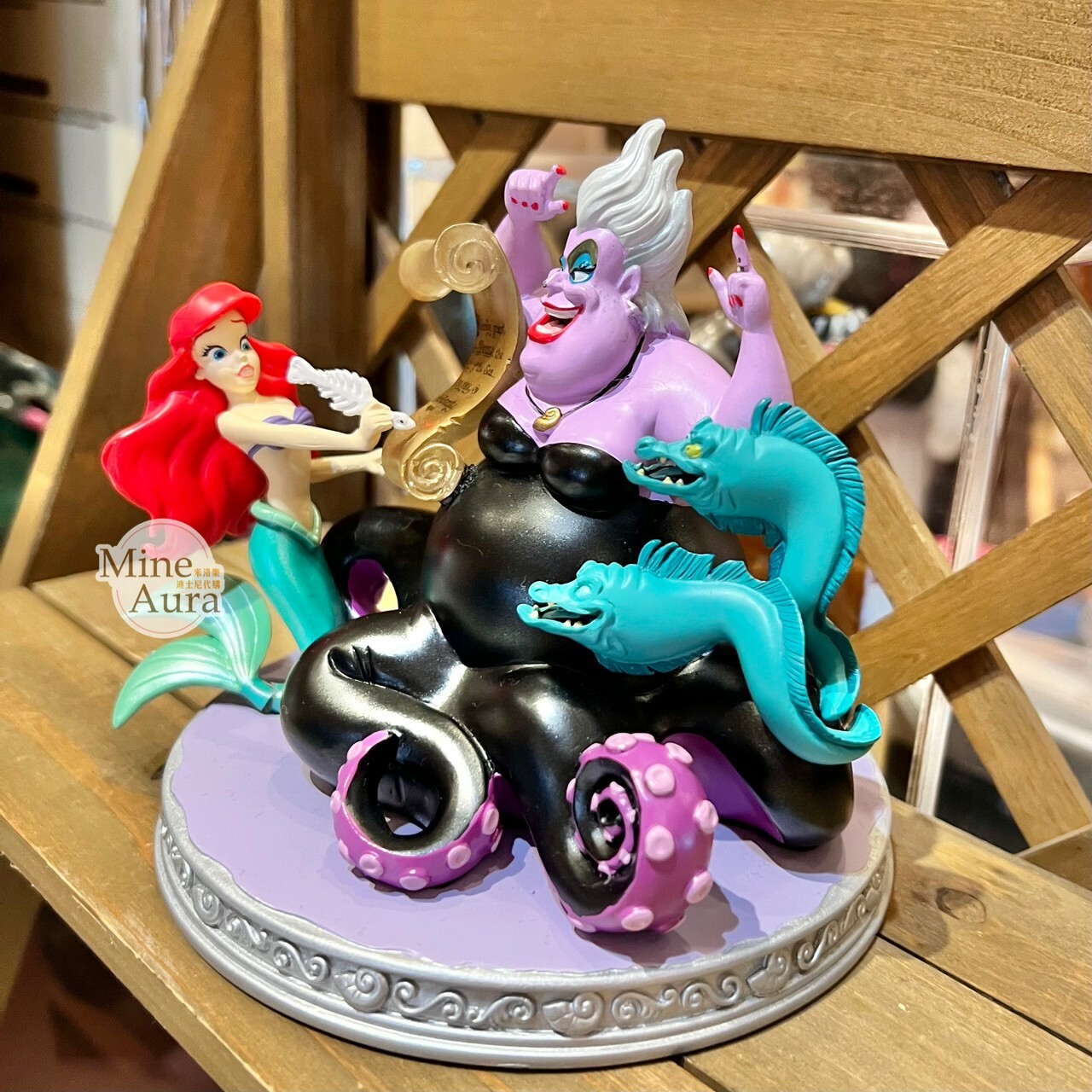 (現貨) 愛麗兒 Ariel 烏蘇拉 Ursula 電影場景 造型 擺飾品 小美人魚 The Little Mermaid -香港迪士尼樂園
