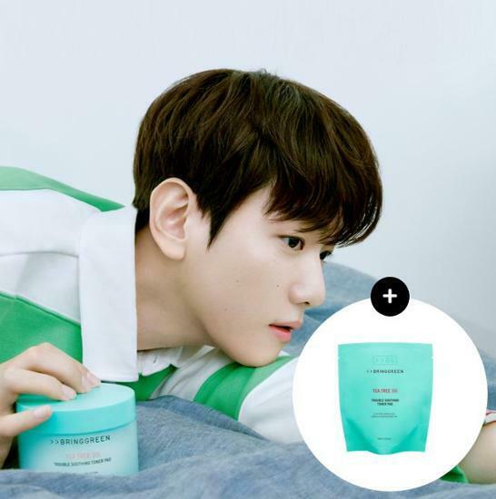 Bring Green Tea Tree CICA Trouble Soothing Toner Pad [90PCS] [Olive Young Double Planning Set]