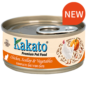 Kakato 卡格 -   雞+扇貝+蔬菜主食罐 Chicken + Scallop + Vegetable Complete Food 70g (滿24罐@$15.5, 滿48罐@$15, 可混味)