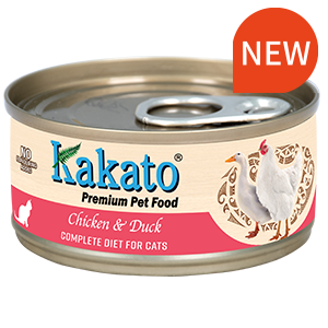 Kakato 卡格 -  雞肉+鴨肉主食罐 Chicken & Duck Complete Food 70g (滿24罐@$15.5, 滿48罐@$15, 可混味)