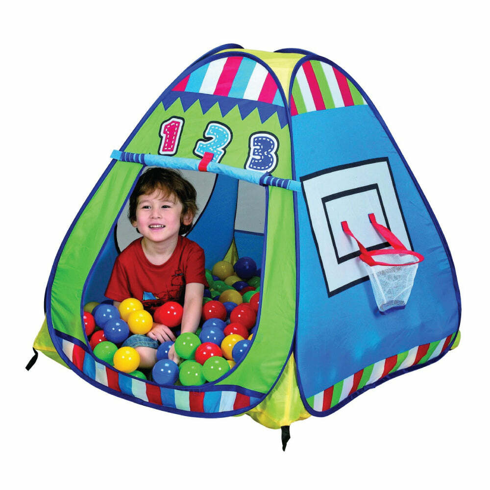 Baby Star 開心藍球波波帳幕-內有100個波波