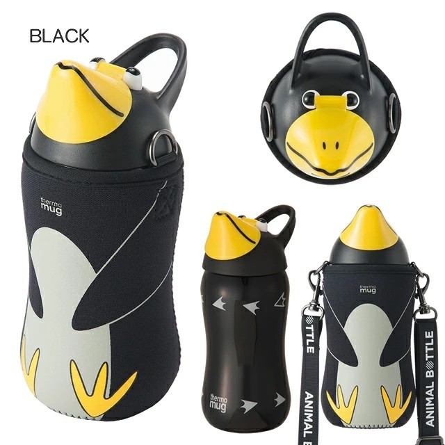 ThermoMug | 動物造型兒童水樽 AM18-36 - Black