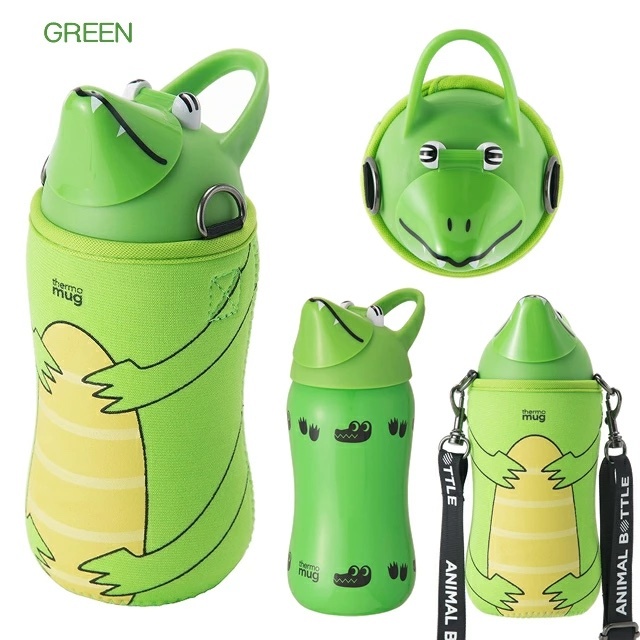 ThermoMug | 動物造型兒童水樽 AM18-36 - 綠色