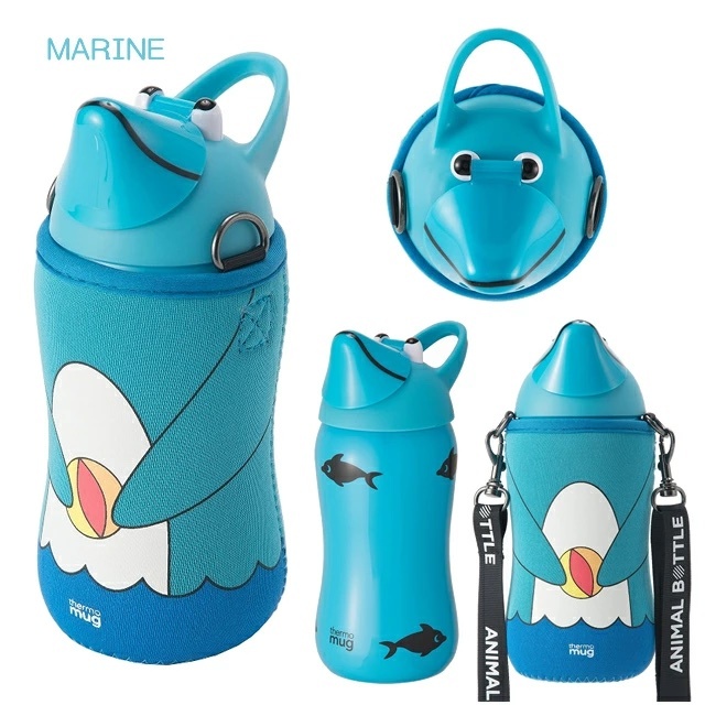 ThermoMug | 動物造型兒童水樽 AM18-36 - 淺藍色