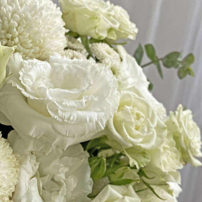 經典治喪盆花/一對