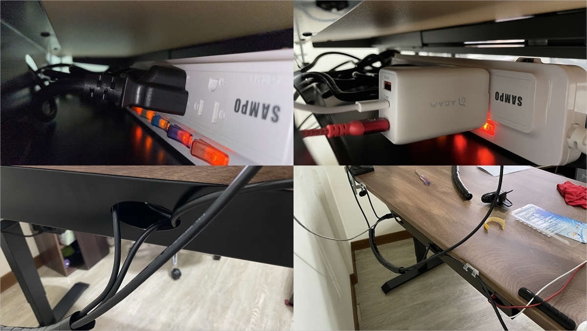 開箱 Funte電動升降桌評價，為什麼買Funte升降桌？整線記錄。