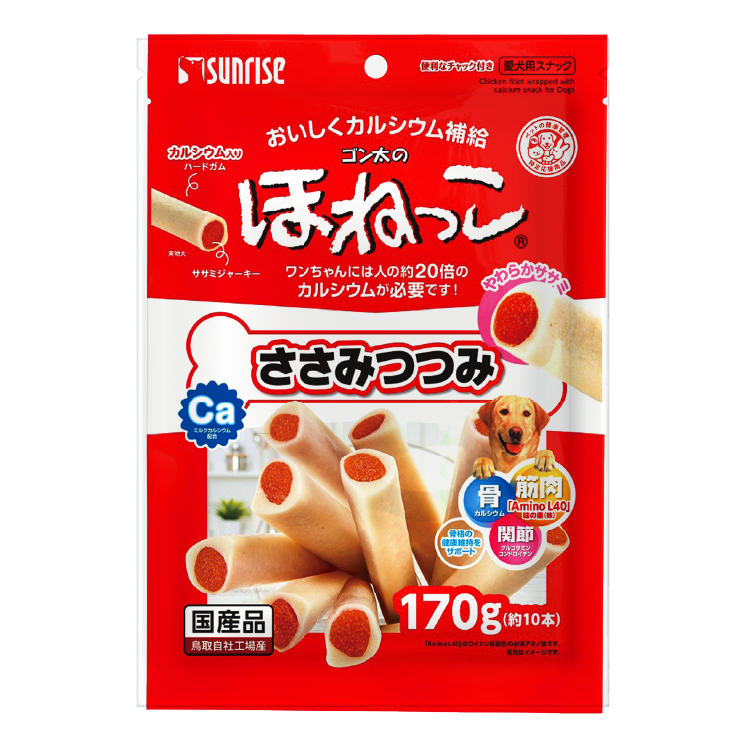 Sunrise｜補鈣脆皮雞肉潔齒卷170G (SUN-1986)