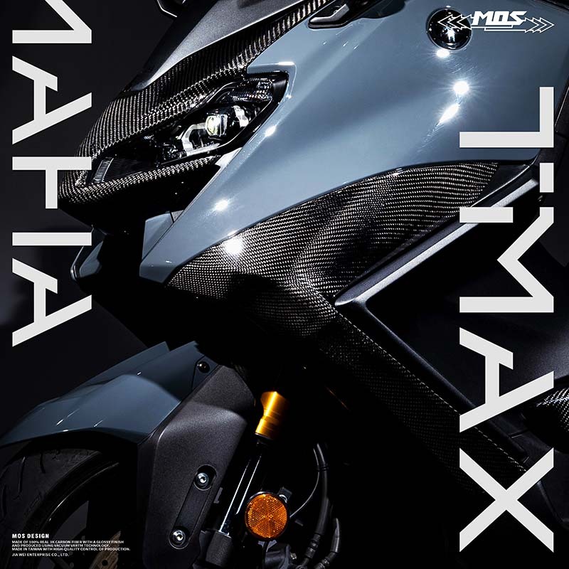 Carbon Fiber Front Side Covers for Yamaha TMAX 560