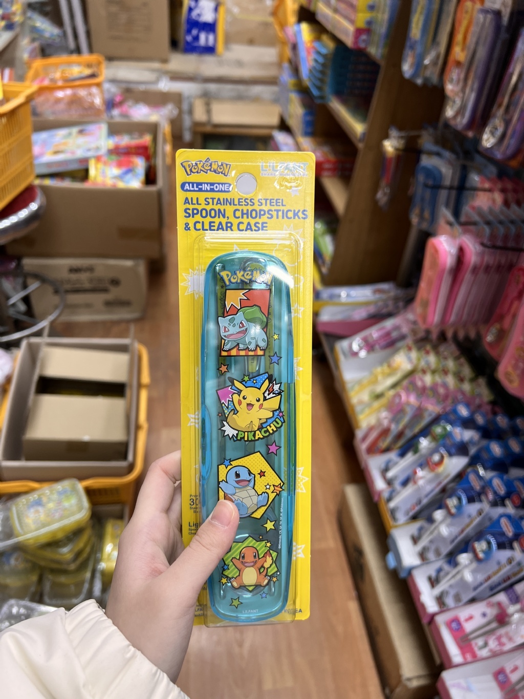 韓國日用品代購 寶可夢環保餐具