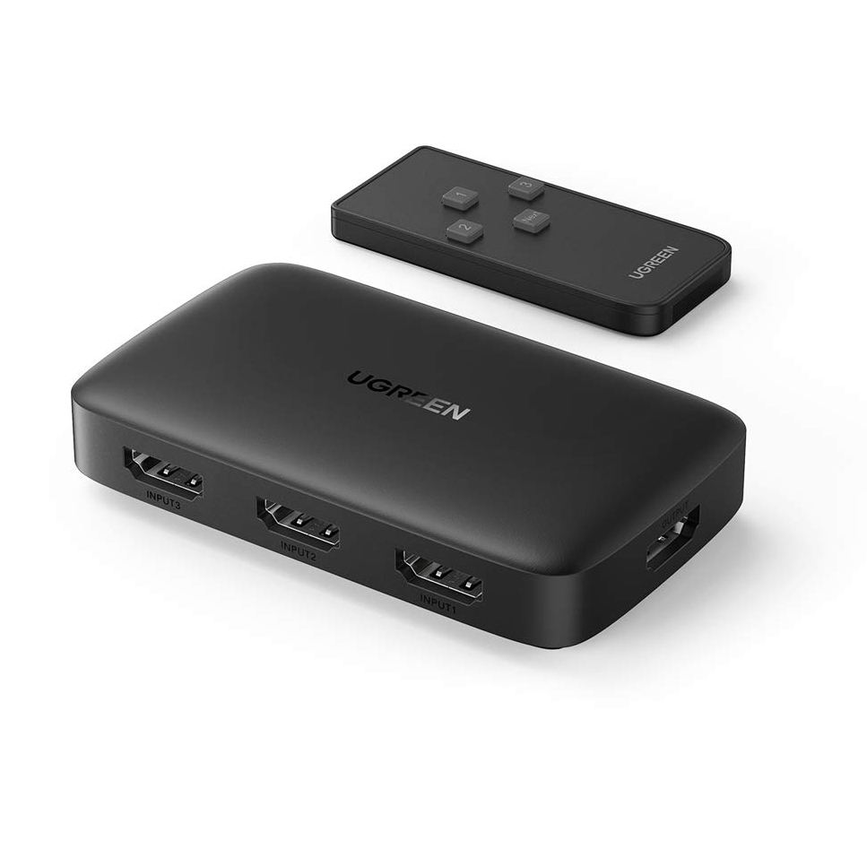 UGREEN 80125 HDMI 三進一出切換器 CM332