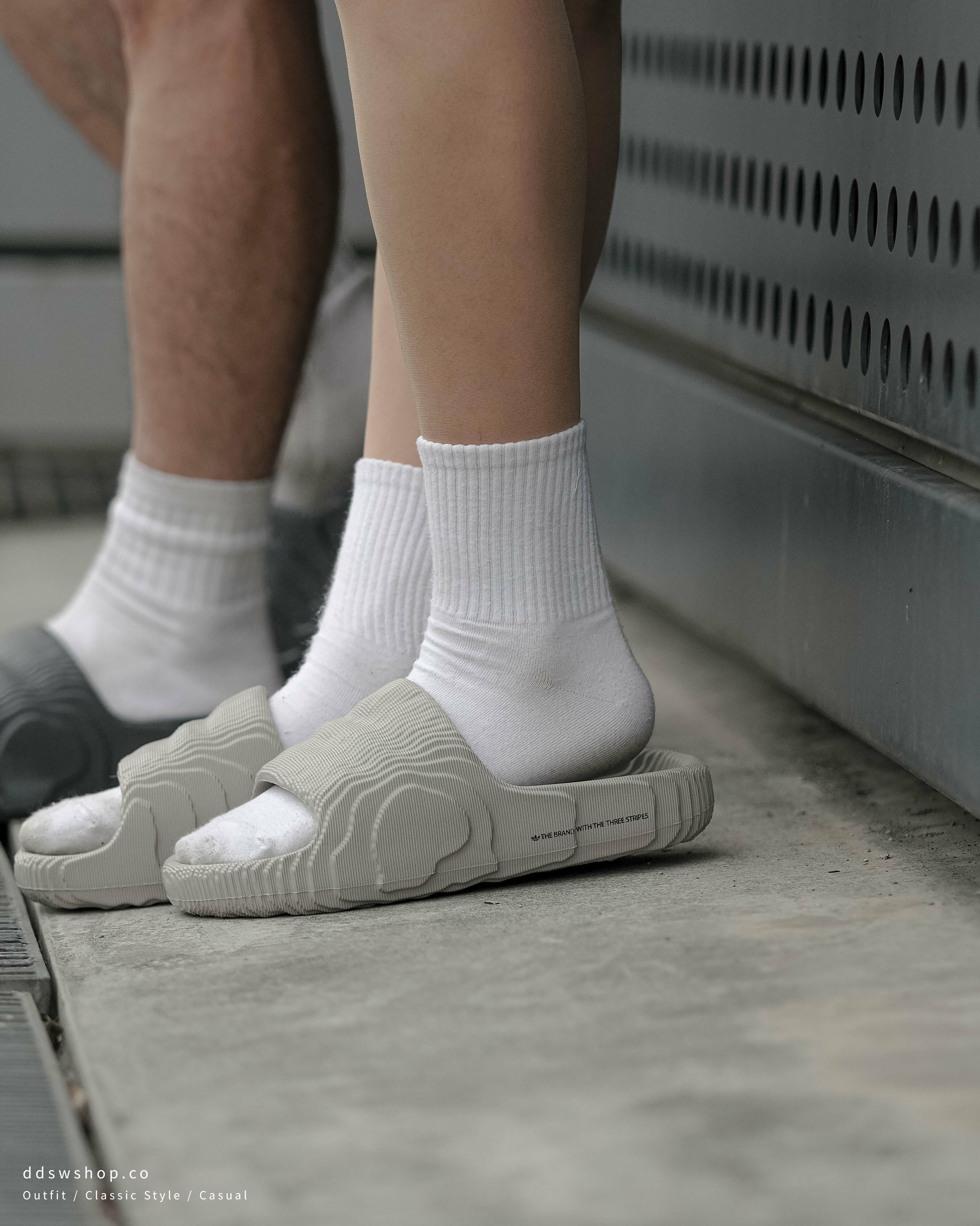 Adidas originals adilette 22 拖鞋 波浪紋 白色 HQ4672 深鐵灰 HP6522 淺石灰 HQ4670