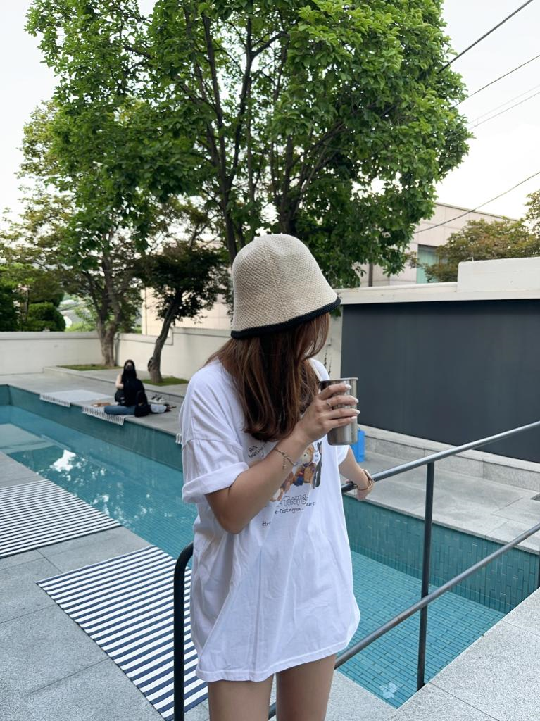 【熱賣款】超百搭拼邊漁夫帽 (淺杏)