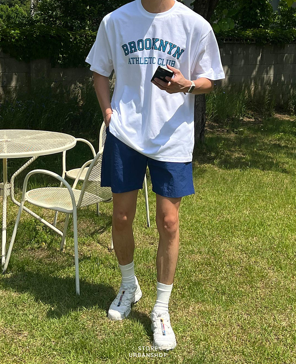 布魯克林文字短T / 白 / 不提供退換貨