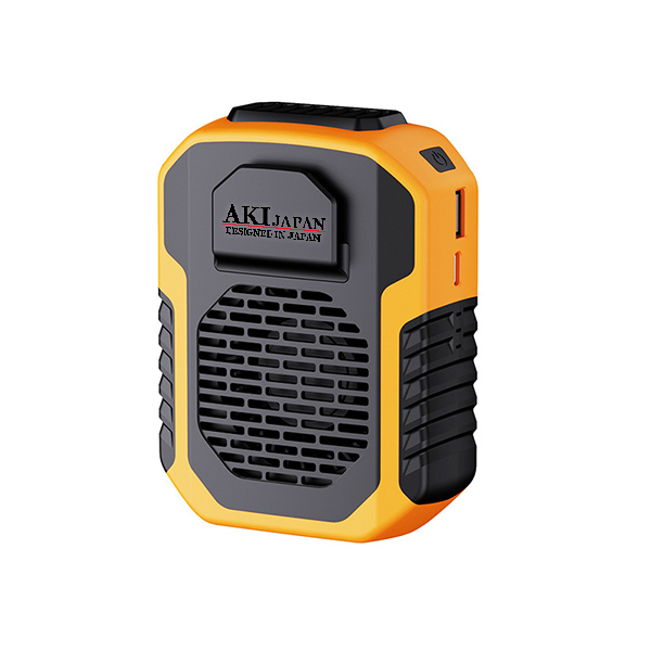 Japan AKI New Outdoor Waist Hanging Fan USB Type Neck Hanging Fan (6000mAh) (A0129)