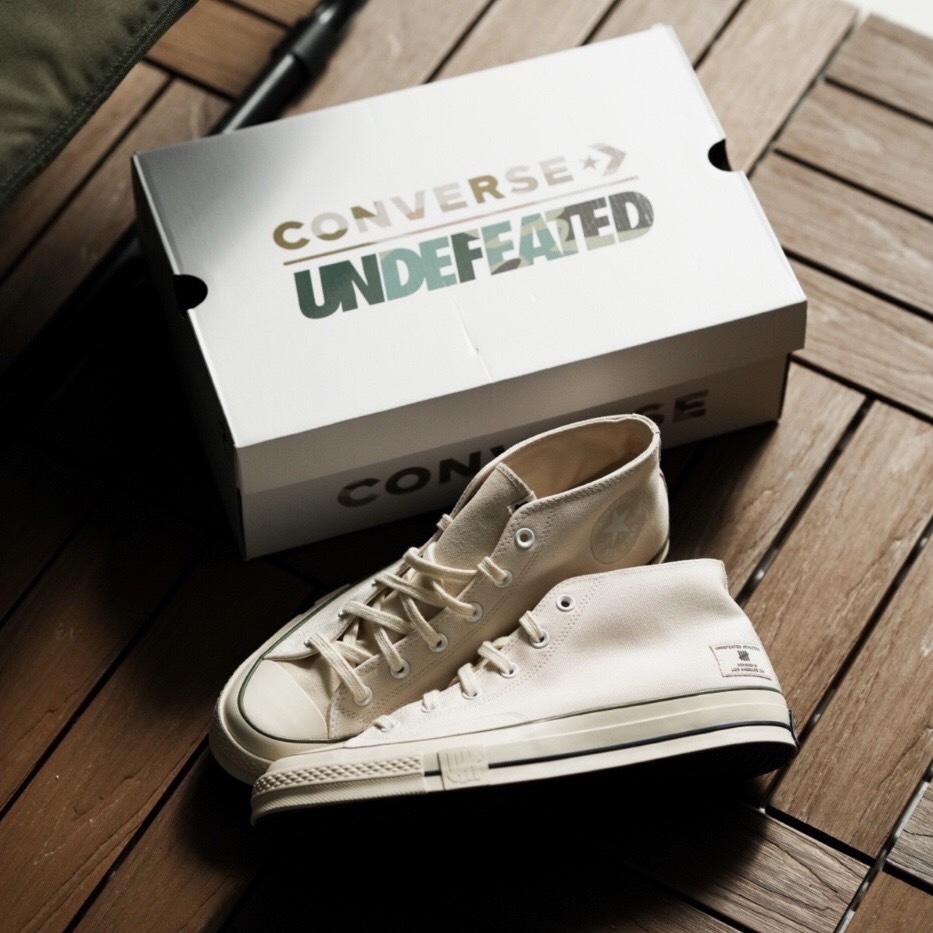 【APAIR】預購 Undefeated x Converse Chuck 1970s Mid 復古米白 A00670C