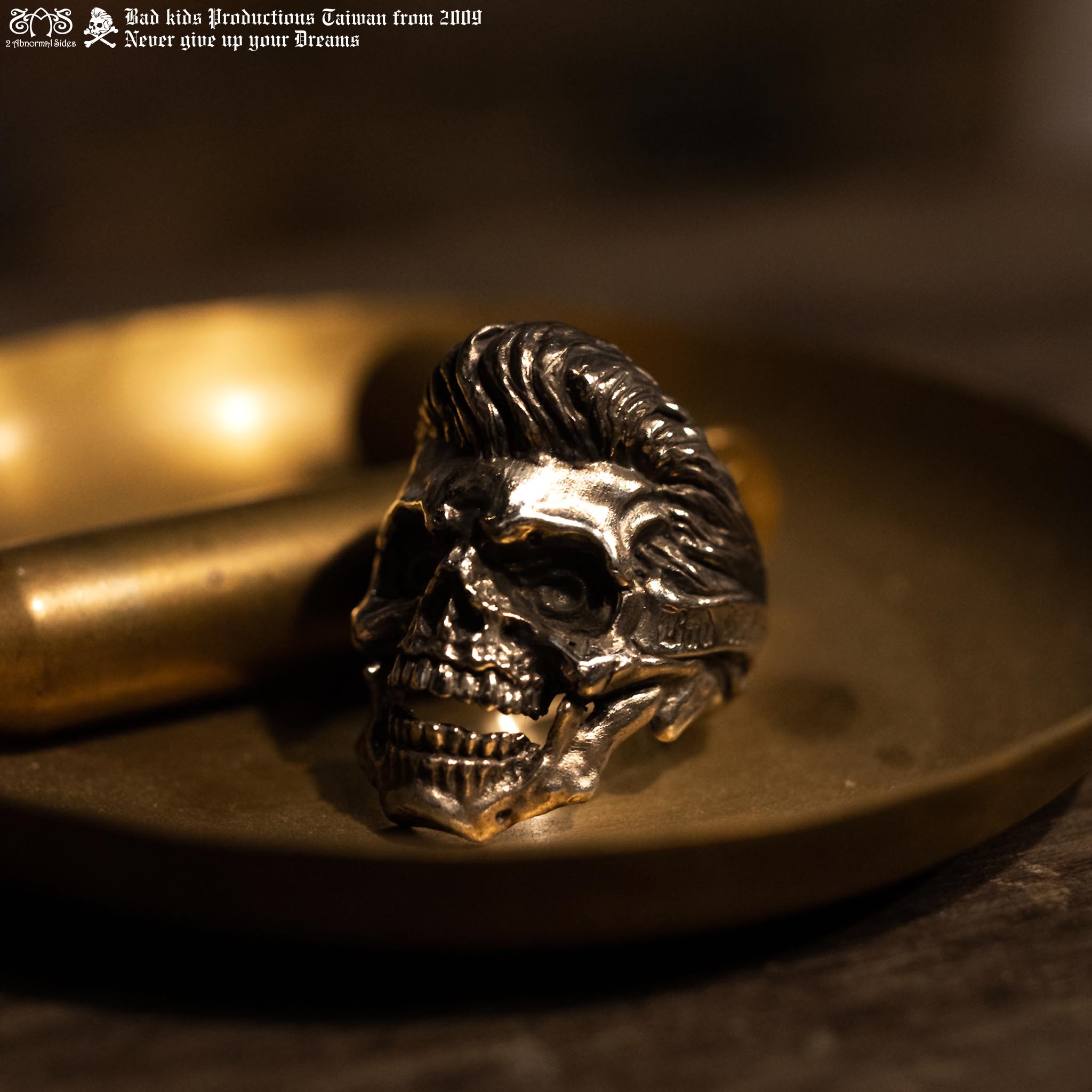 BAD KIDS 惡童 23S/S Bad kids Skull ring (客製預定商品)