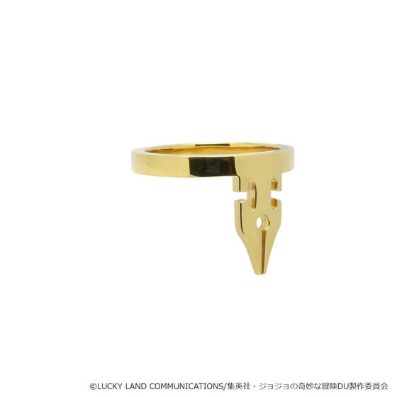 Pbandai 預訂2024/6月 【JAM HOME MADE コラボ】ジョジョの奇妙な冒険　ダイヤモンドは砕けない　岸辺露伴　Gペンモチーフリング JAM HOME MADE X JOJO 奇妙之冒險 岸邊露伴 戒指