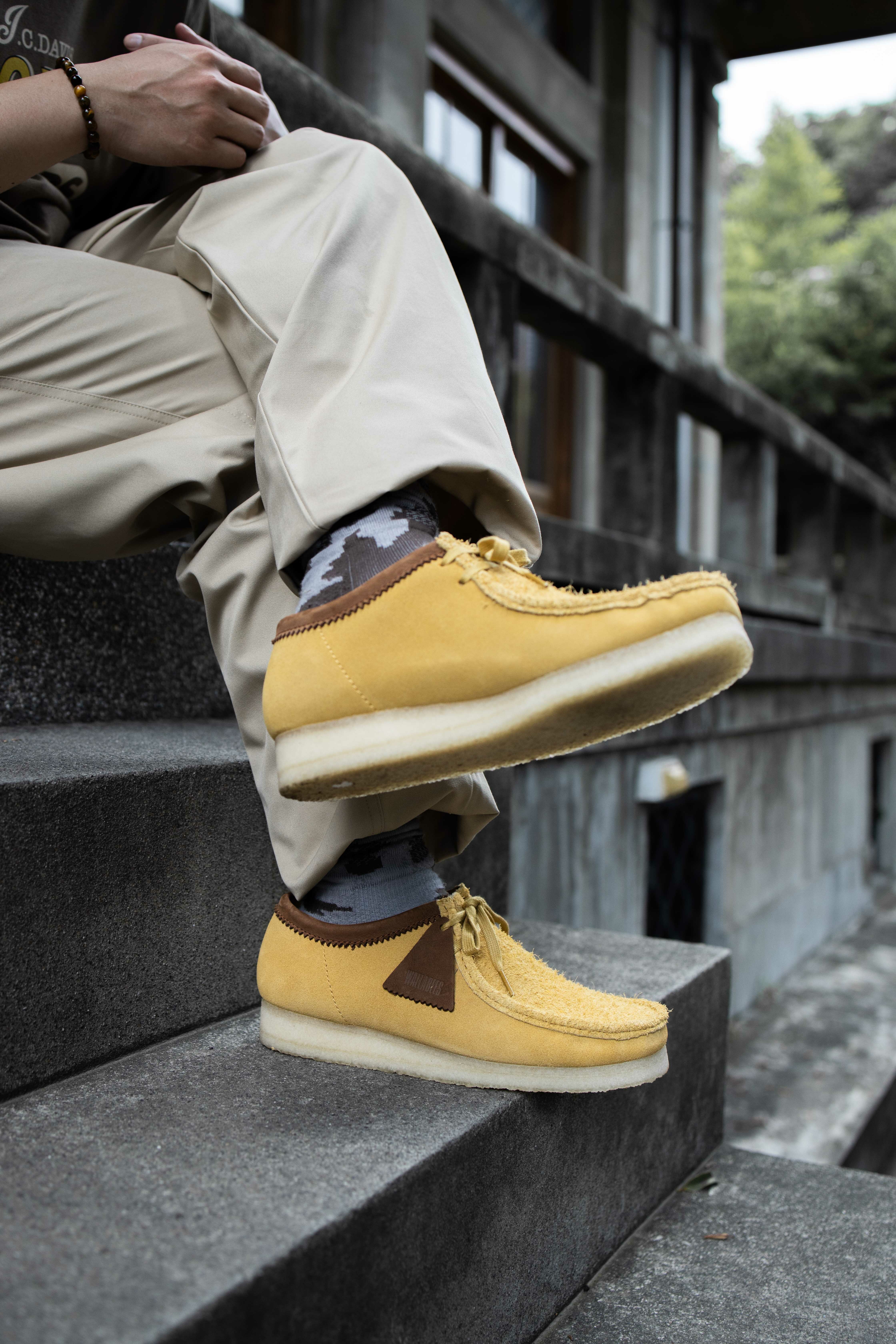 Clarks Wallabee Originals 黃色