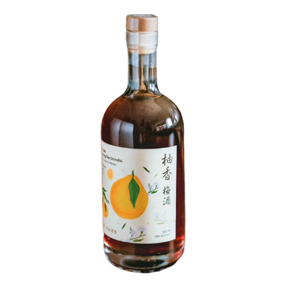 柚香烏龍茶梅酒500ml