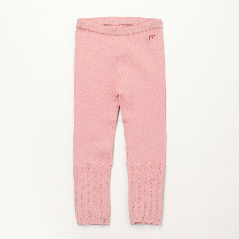 PIPPY 暖暖毛線內搭褲 粉
