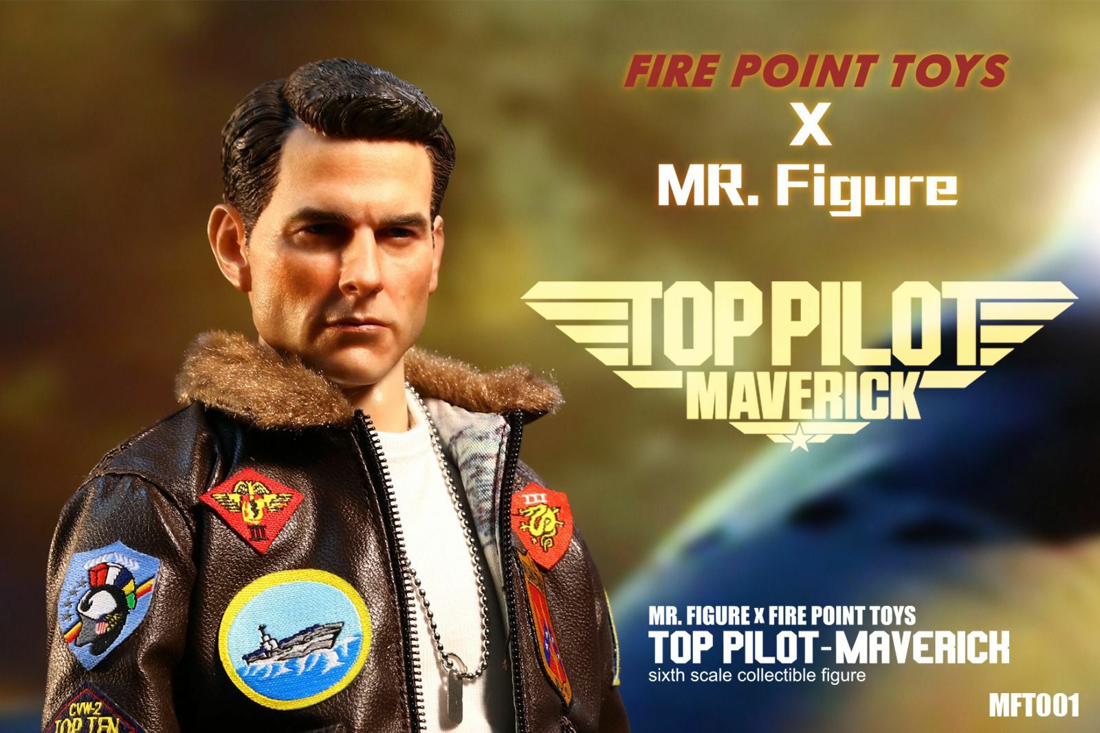 その他 FIRE POINT TOYS X MR.FIGURE 1/6 TOP FIRE POINT TOYS X MR.FIGURE】MFT001 1/6 TOP PILOT MAVERICK