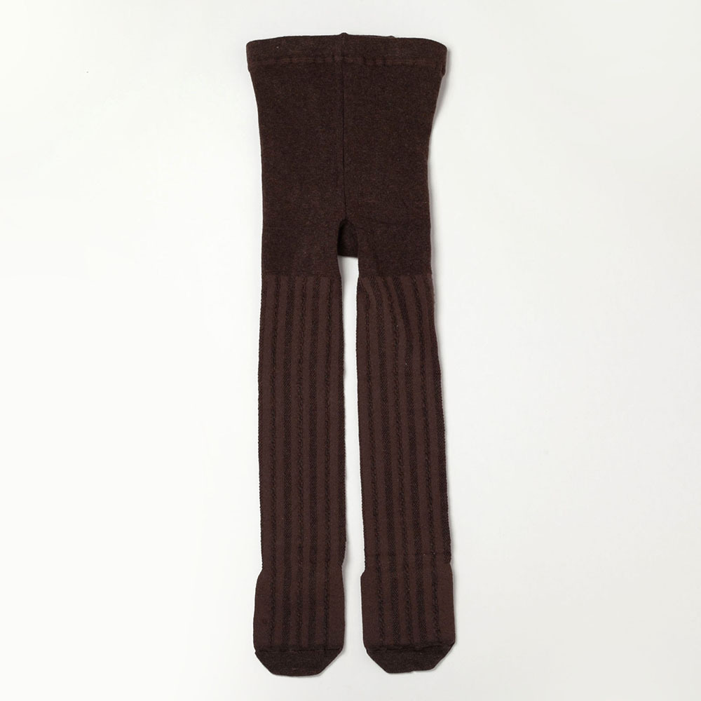 PIPPY 暖暖針織百搭彈性褲襪 棕